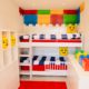 Lego themed childrens bedroom