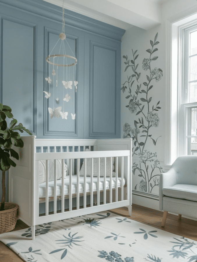 Serene Sky Blue nursery